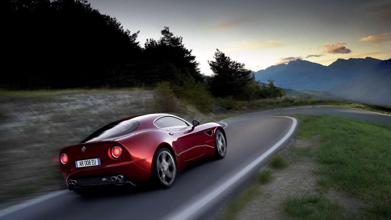 Альфа Ромео (Alfa Romeo), Машины, Дороги, Транспорт