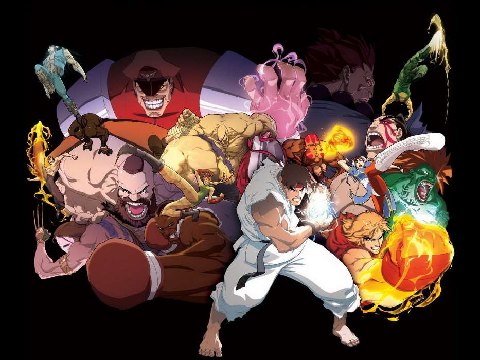 Аниме, Игры, Street Fighter