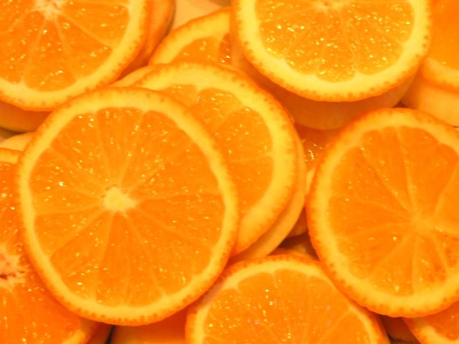 Апельсины, Фон, Фрукты