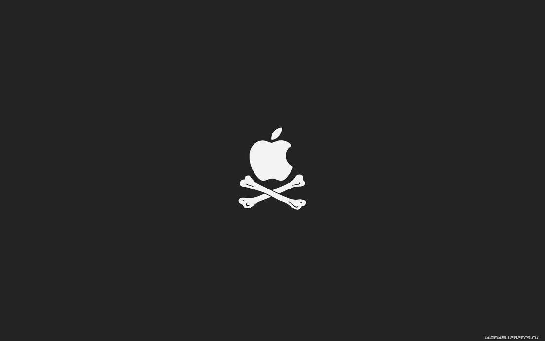 Apple, Бренды, Логотипы, Пираты, Юмор