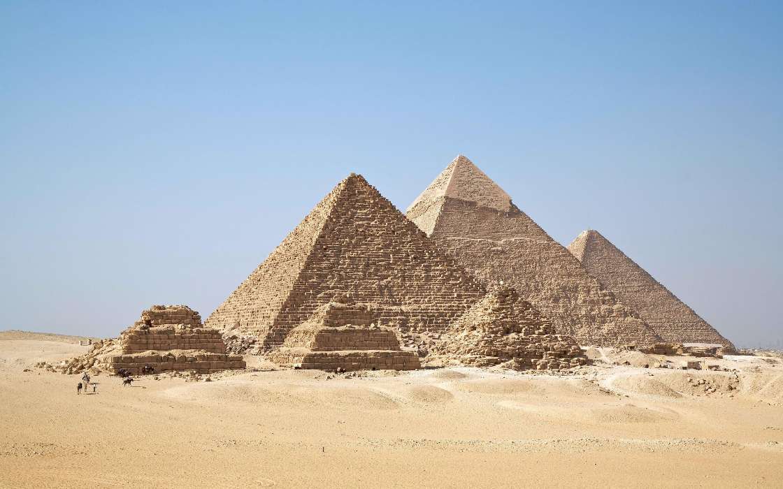 Архитектура, Египет, Пейзаж, Пирамиды
