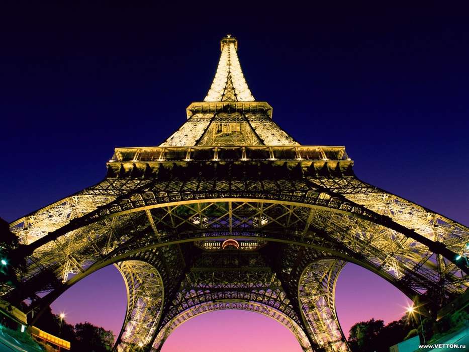 Архитектура, Париж, Пейзаж, Эйфелева башня
