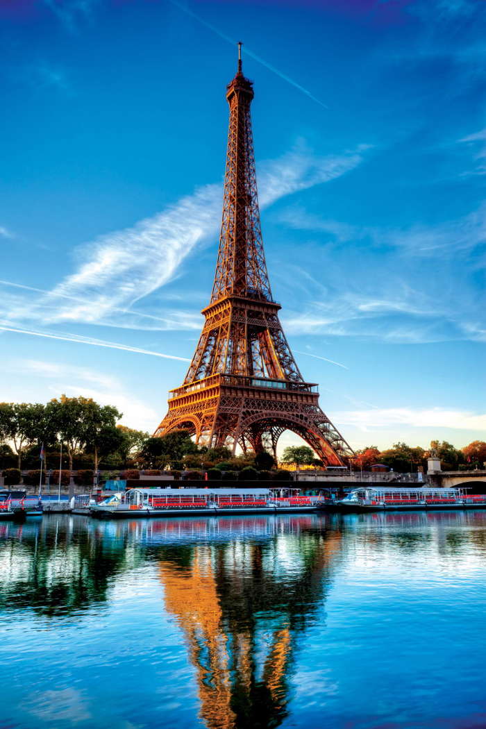 Архитектура, Эйфелева башня, Париж, Пейзаж, Река