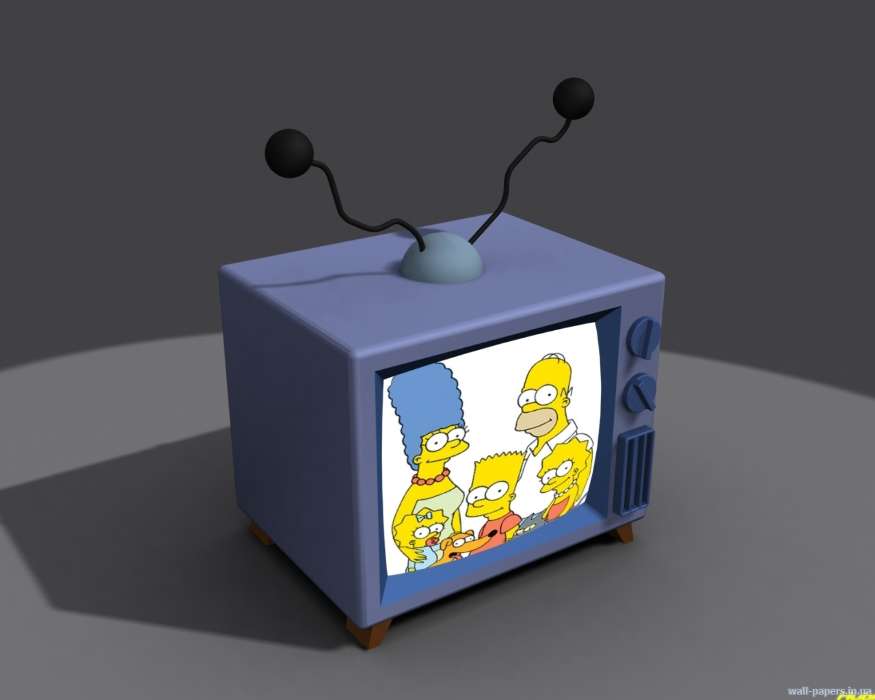 Арт, Мультфильмы, Симпсоны (The Simpsons)