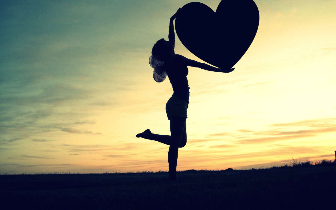 Артфото, Девушки, День святого Валентина (Valentine&#039;s day), Любовь, Люди, Сердца