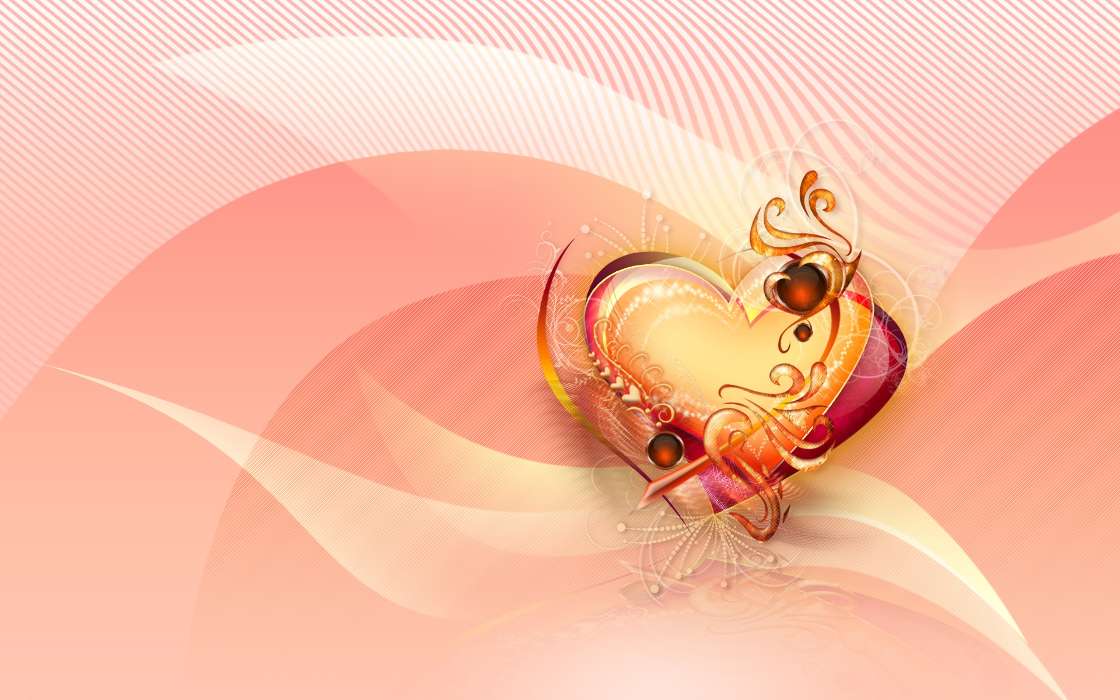 День святого Валентина (Valentine&#039;s day), Фон, Праздники, Сердца