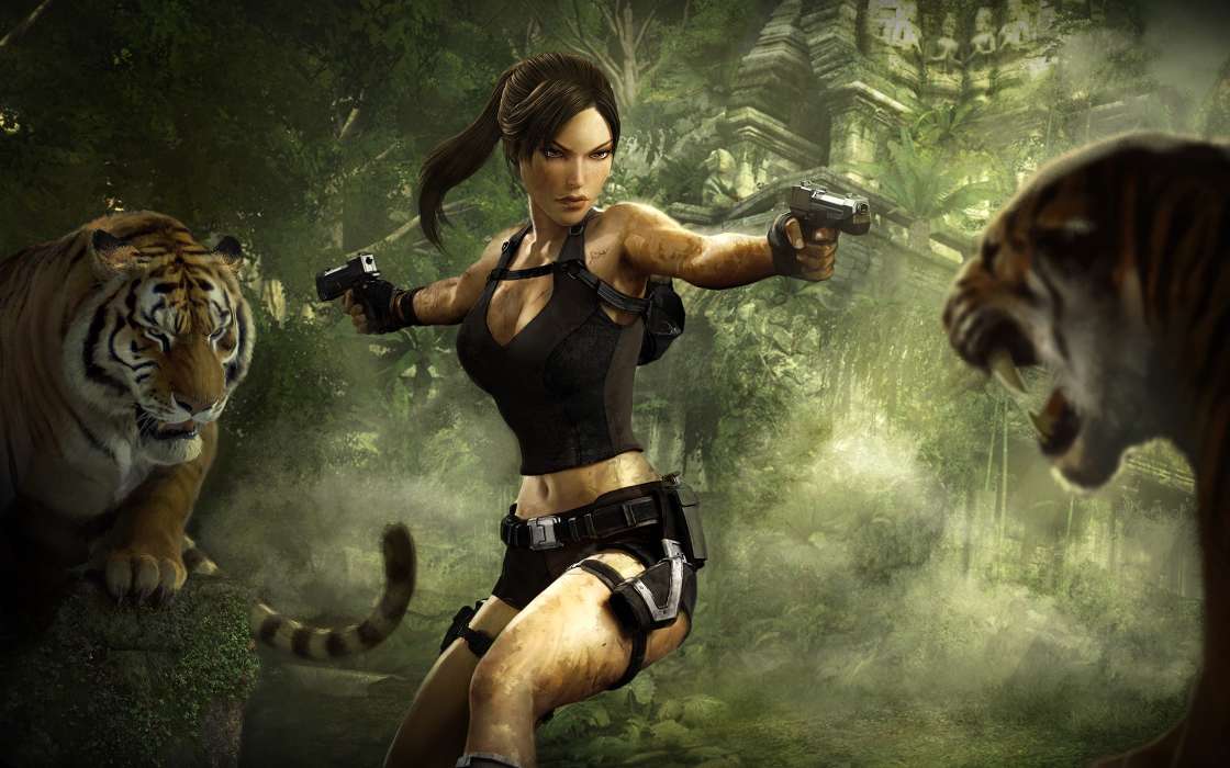 Девушки, Игры, Лара Крофт: Расхитительница Гробниц(Lara Croft: Tomb Raider)