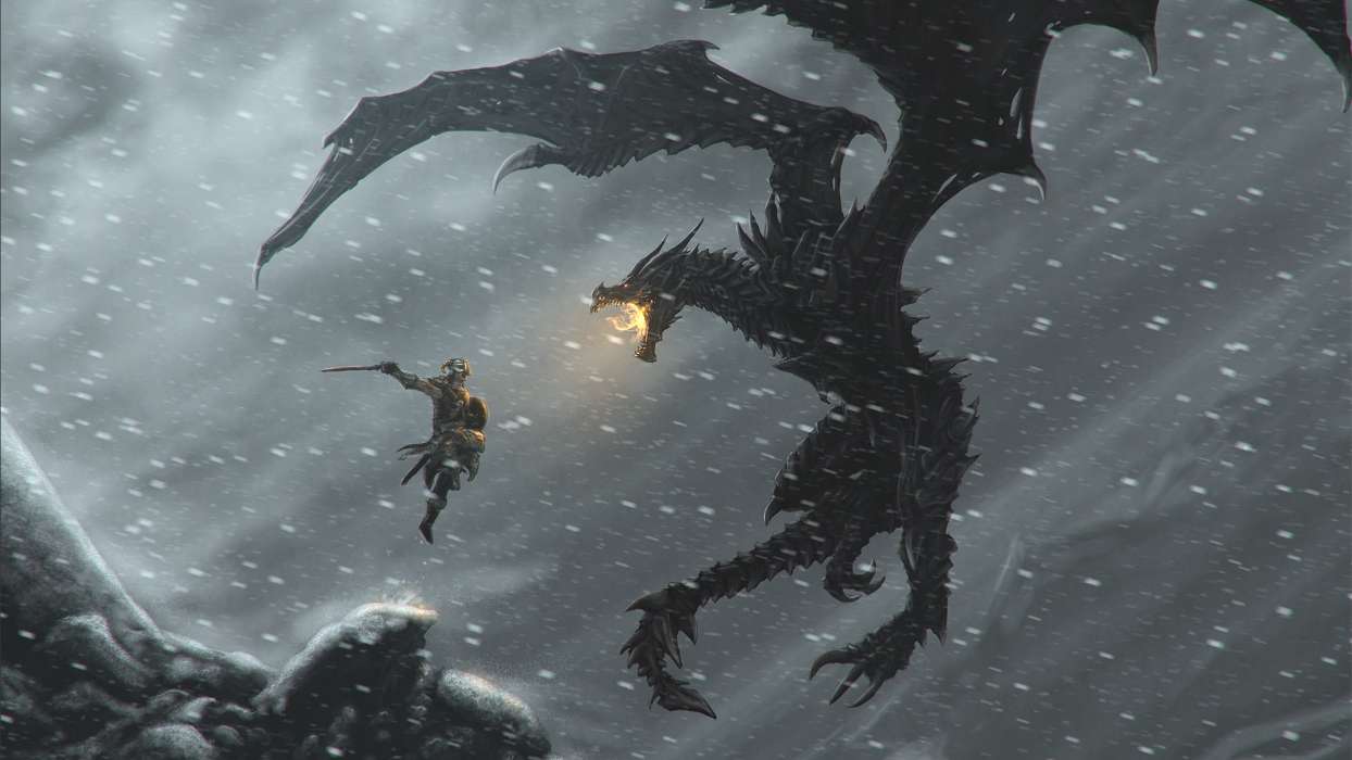 Драконы, Игры, The Elder Scrolls