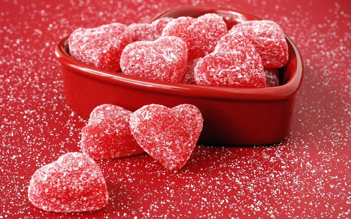 День святого Валентина (Valentine&#039;s day), Еда, Любовь, Сердца