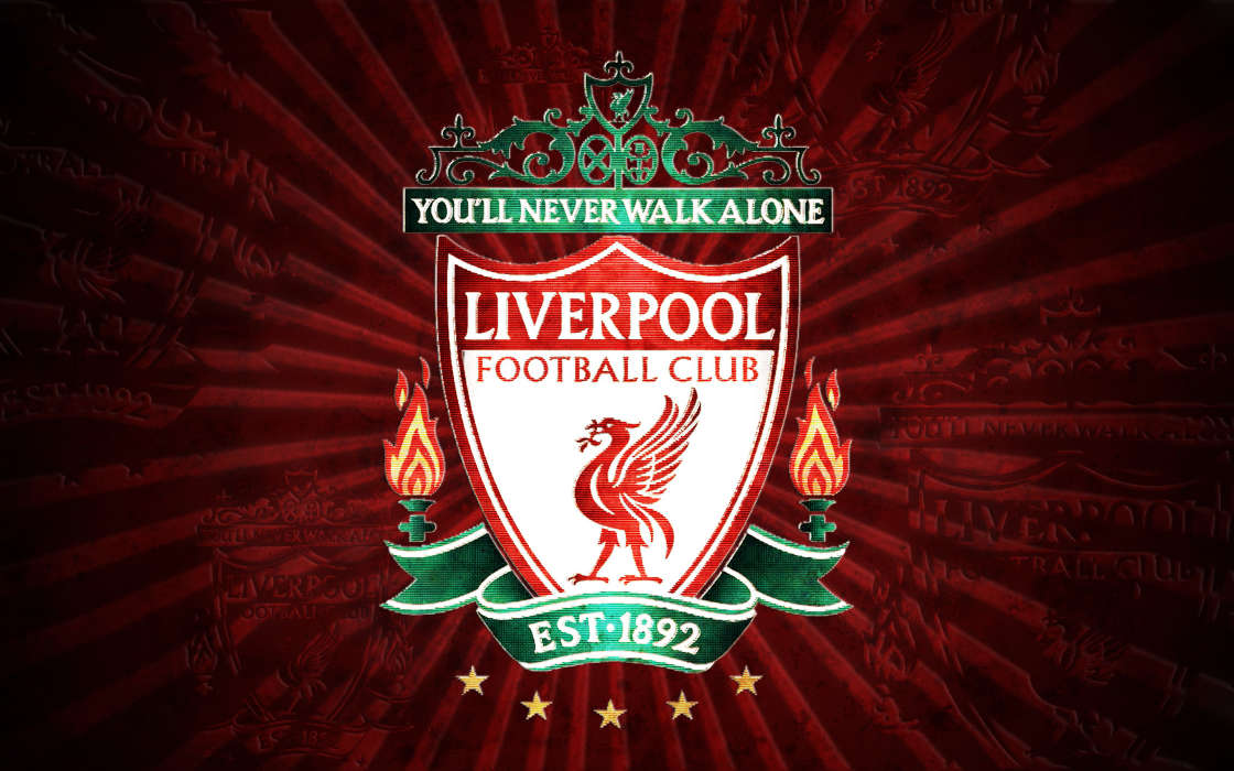 Фон, Футбол, Ливерпуль (Liverpool), Логотипы, Спорт