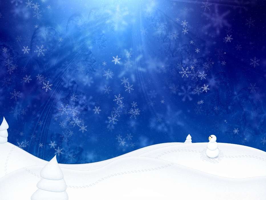 Фон, Новый Год (New Year), Рождество (Christmas, Xmas), Снег, Зима
