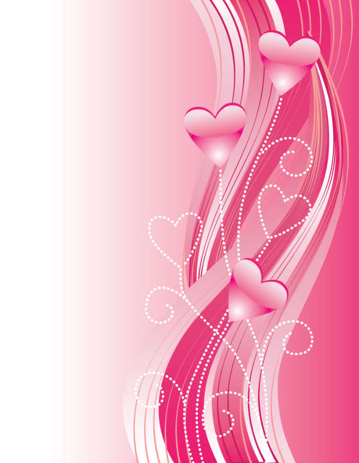 День святого Валентина (Valentine&#039;s day), Любовь, Сердца, Фон