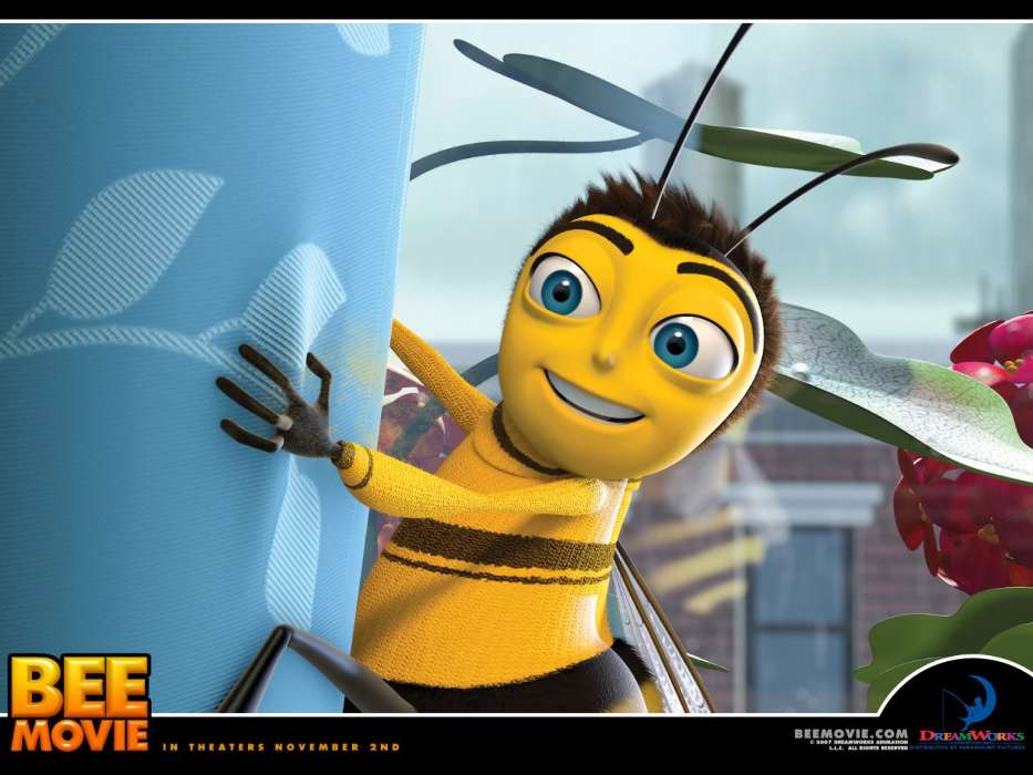 Би Муви (Bee Movie), Мультфильмы, Насекомые, Пчелы