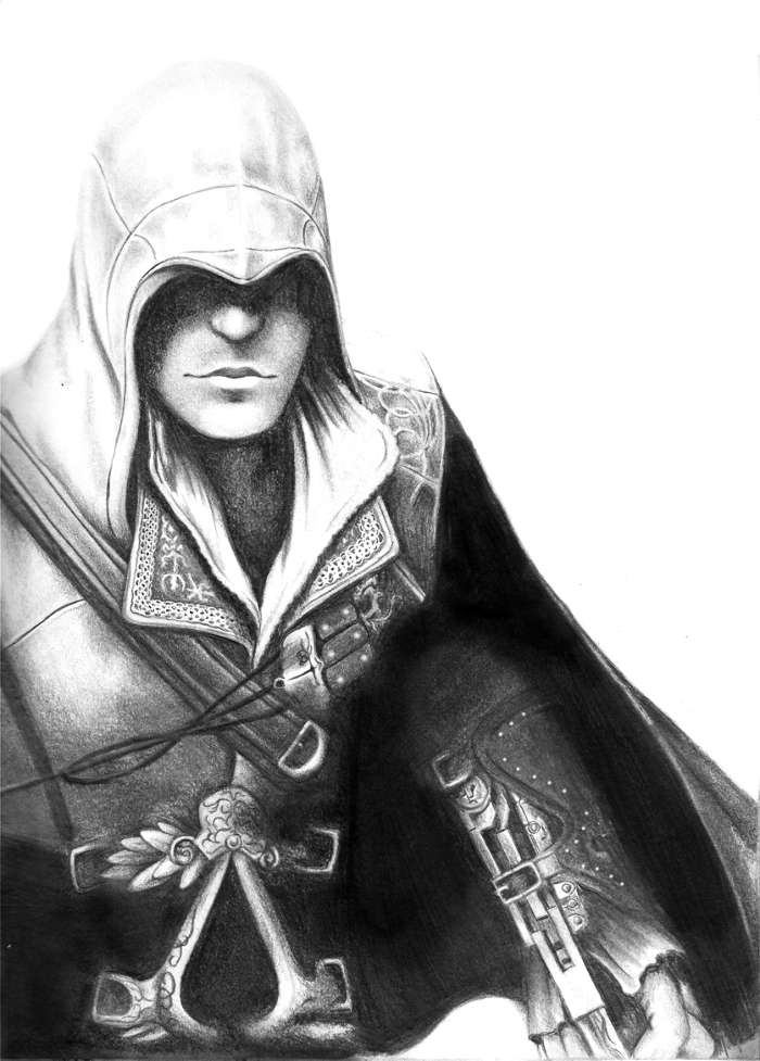 Игры, Кредо Убийцы (Assassin&#039;s Creed), Люди, Мужчины, Рисунки