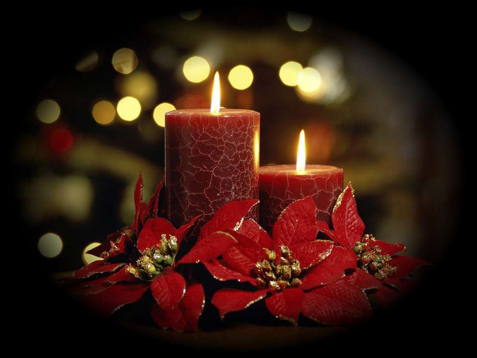 Новый Год (New Year), Праздники, Рождество (Christmas, Xmas), Свечи