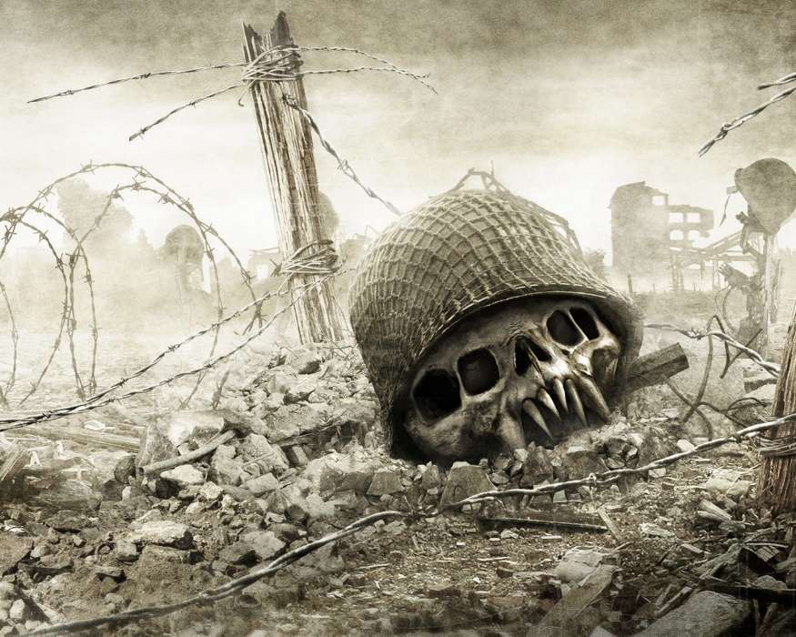 Война, Рисунки, Смерть