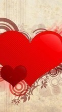 Новые обои на телефон скачать бесплатно: Абстракция, День святого Валентина (Valentine&#039;s day), Любовь, Рисунки, Сердца.