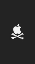 Новые обои на телефон скачать бесплатно: Apple, Бренды, Логотипы, Пираты, Юмор.