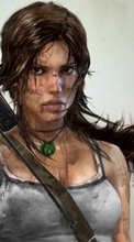 Новые обои на телефон скачать бесплатно: Лара Крофт Расхитительница Гробниц (Lara Croft: Tomb Raider), Девушки, Игры, Люди.