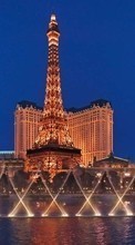 Новые обои на телефон скачать бесплатно: Архитектура, Лас Вегас (Las Vegas), Города, Ночь.