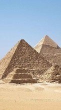 Новые обои 240x400 на телефон скачать бесплатно: Архитектура, Египет, Пейзаж, Пирамиды.