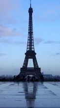 Новые обои на телефон скачать бесплатно: Архитектура, Эйфелева башня, Города, Париж, Пейзаж.