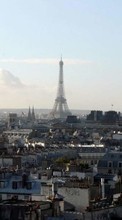 Новые обои 320x240 на телефон скачать бесплатно: Архитектура, Эйфелева башня, Города, Париж, Пейзаж.