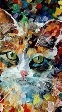 Арт, Кошки, Рисунки, Животные для Samsung E1232