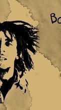 Новые обои на телефон скачать бесплатно: Артисты, Люди, Музыка, Боб Марли (Bob Marley), Рисунки.