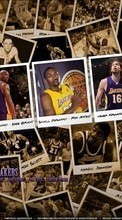 Новые обои на телефон скачать бесплатно: Lakers, Баскетбол, Мужчины, Спорт, Фон.