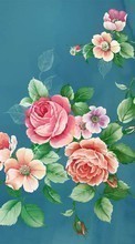 Новые обои 720x1280 на телефон скачать бесплатно: Цветы, Растения, Рисунки, Розы.