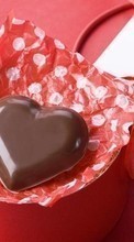 Новые обои на телефон скачать бесплатно: День святого Валентина (Valentine&#039;s day), Еда, Любовь, Праздники, Сердца, Шоколад.