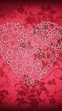 Новые обои на телефон скачать бесплатно: День святого Валентина (Valentine&#039;s day), Фон, Любовь, Праздники, Сердца.