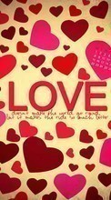 Новые обои на телефон скачать бесплатно: День святого Валентина (Valentine&#039;s day), Фон, Любовь, Сердца.