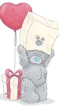 День святого Валентина (Valentine&#039;s day), Любовь, Мишка Тедди, Открытки, Рисунки, Сердца для Samsung Galaxy Fame