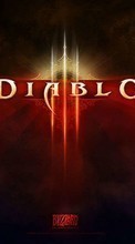 Новые обои 320x240 на телефон скачать бесплатно: Diablo, Игры.