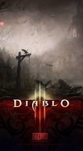 Новые обои 240x320 на телефон скачать бесплатно: Diablo, Игры.