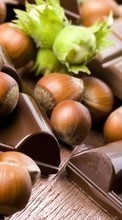 Новые обои на телефон скачать бесплатно: Еда, Орехи (Nuts), Шоколад.
