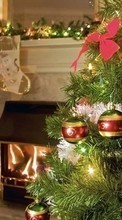 Елки, Игрушки, Новый Год (New Year), Праздники, Рождество (Christmas, Xmas) для Sony Xperia Sola