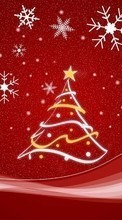 Елки, Новый Год (New Year), Праздники, Рисунки, Рождество (Christmas, Xmas) для Lenovo A2010
