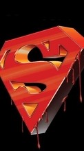 Новые обои на телефон скачать бесплатно: Фон, Логотипы, Супермен (Superman).