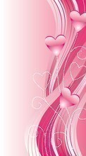 Новые обои на телефон скачать бесплатно: День святого Валентина (Valentine&#039;s day), Любовь, Сердца, Фон.