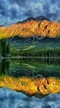 Горы,Озера,Пейзаж для Meizu M2 Mini