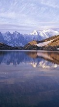 Горы, Озера, Пейзаж, Природа, Снег для BlackBerry Torch 9860