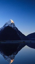 Горы, Озера, Пейзаж, Снег, Вода для Sony Xperia C5 Ultra