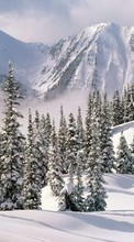 Горы,Пейзаж,Природа,Снег,Зима