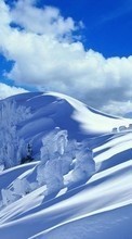 Горы,Пейзаж,Снег для Samsung Galaxy J2