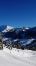 Горы,Пейзаж,Зима для Sony Ericsson W350