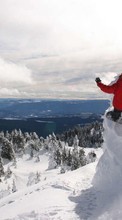Горы, Снег, Сноубординг, Спорт для BlackBerry Z30