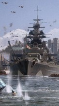 Игры, Корабли, Море, Война для Nokia 301